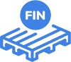 Fin pallet